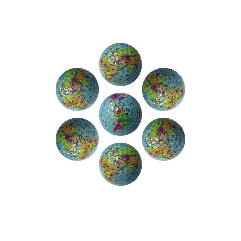 Golf Commemorative Ball Globe Pattern – Arttodo Golf