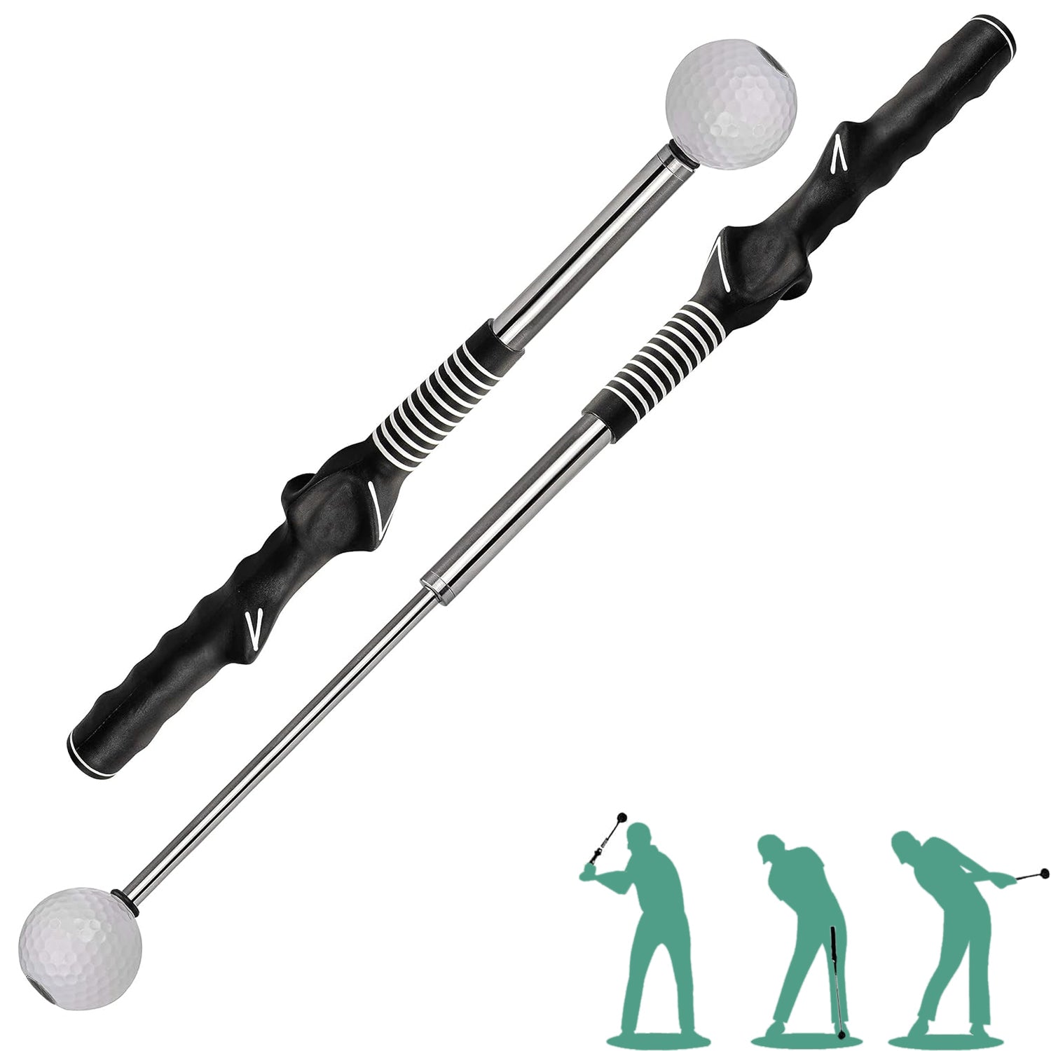 Telescopic Golf Swing Trainer – Flexible Club for Practice
