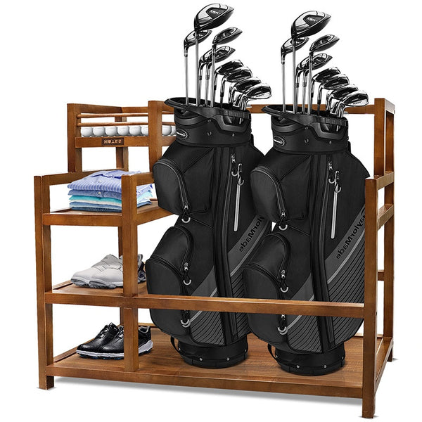 New Wood Golf Storage Garage Organizer