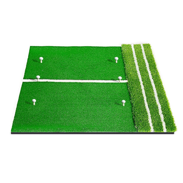 Golf Long and Short Grass White Line Auxiliary Hitting Mat