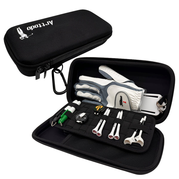 Golf Glove Box, Hard-shell Golf Gadget Protector Case,