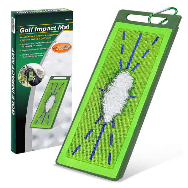 Golf Training Mat for Swing Detection, Path Visual Feedback