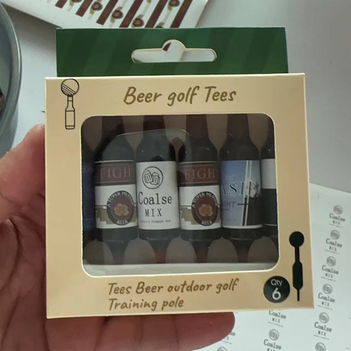 Golf Tees Beer Bottle Style