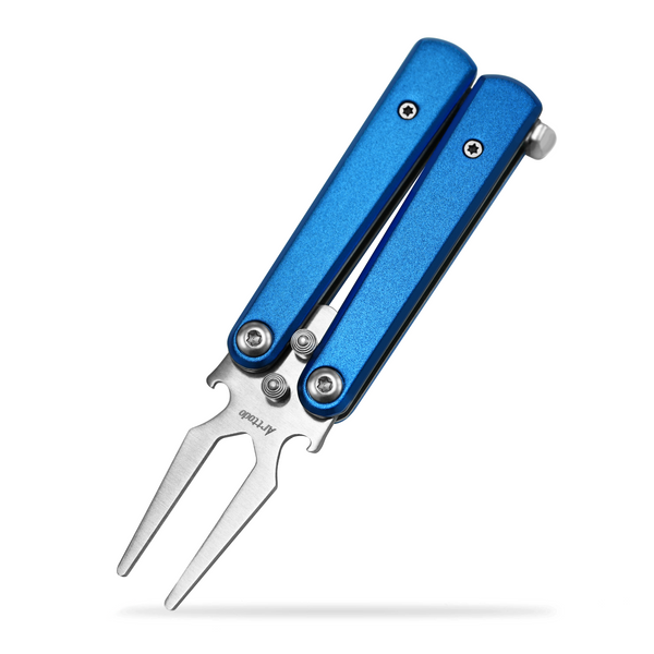 Arttodo Folding Butterfly Golf Divot Tool with Bottle Opener