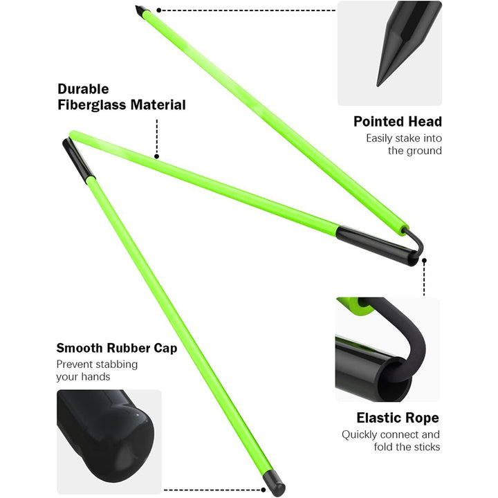 Golf Portable Collapsible Alignment Sticks