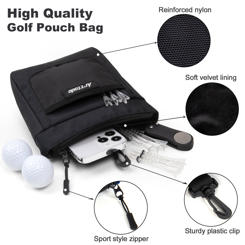 Golf Bag Accessories Kit – 13-in-1 Cleaning & Repair Set | Arttodo