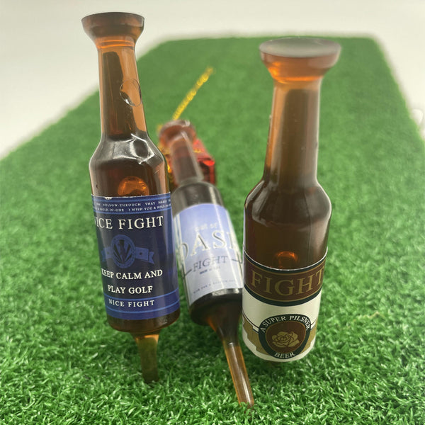 Golf Tees Beer Bottle Style Resin Recyclable Material