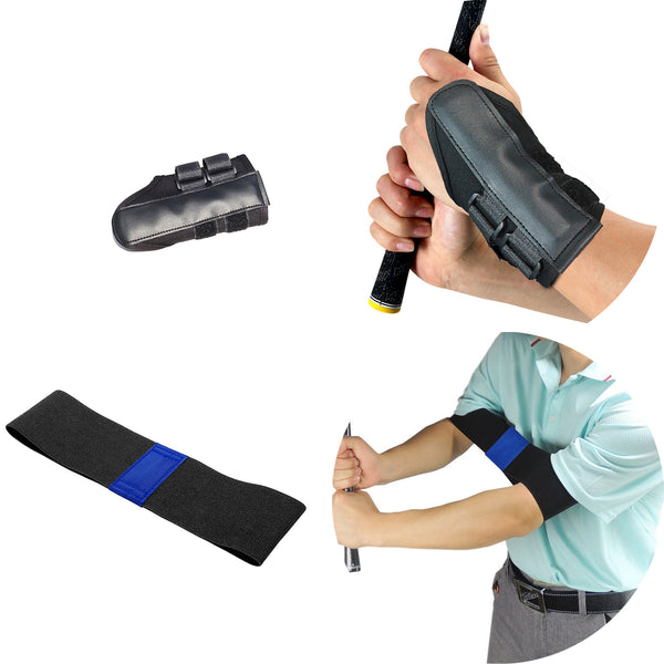 Golf Swing Training Aids, Golf Training Wrist Fixator and Golf Arm Band