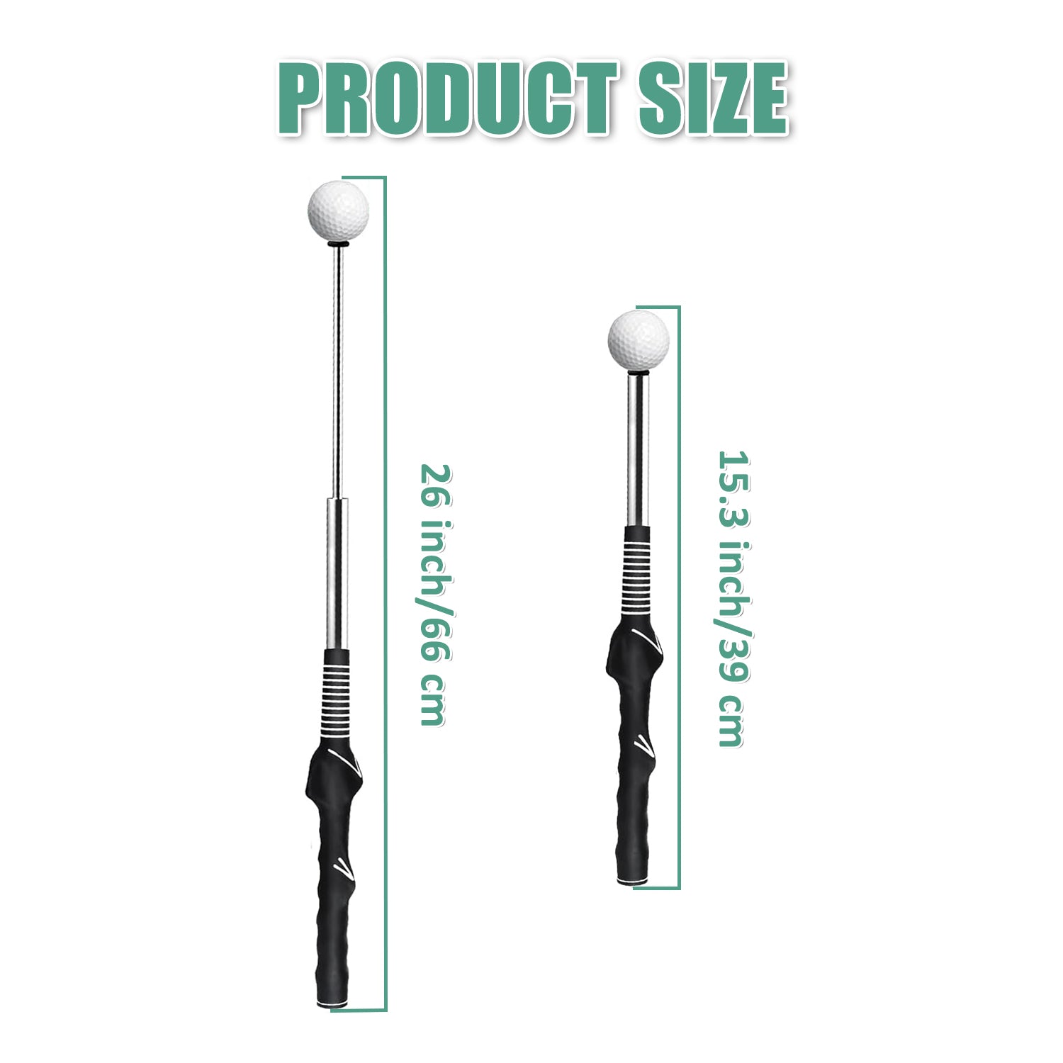 Flexible Telescopic Golf Swing Trainer | Portable Swing Practice