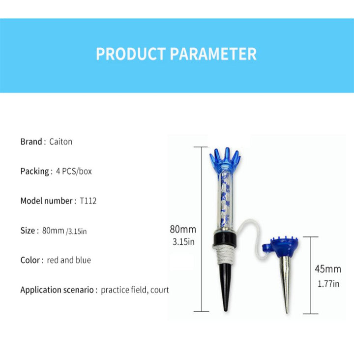 Golf Tees with Unbreakable Plastic Magnetic