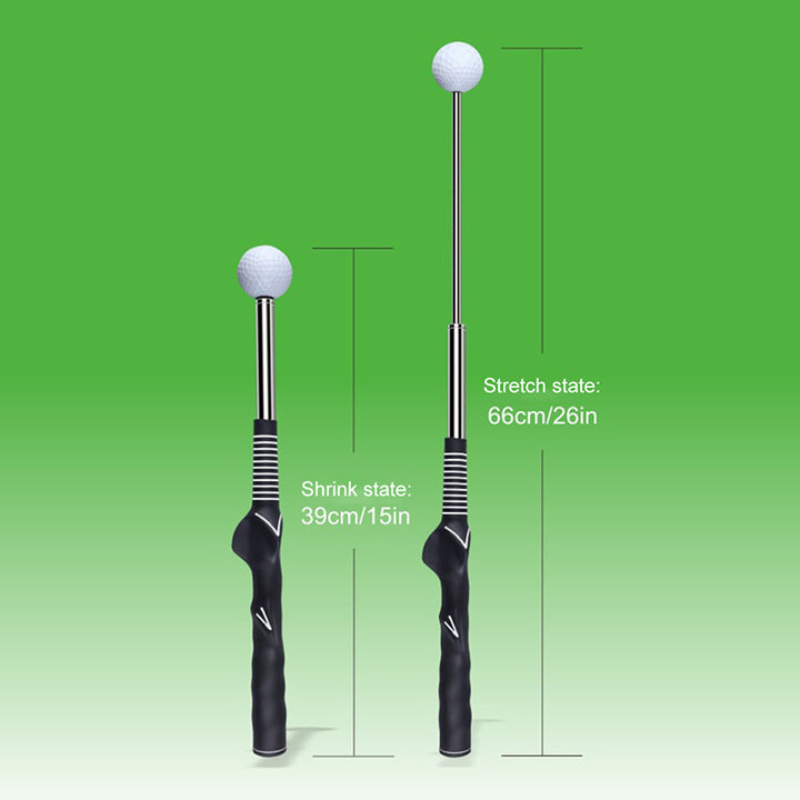 Golf Swing Trainer Flexible Telescopic Club